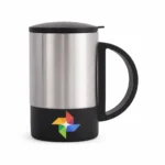 Insulated Steel Mug with Lid – 200ml Double Wall Coffee Mug