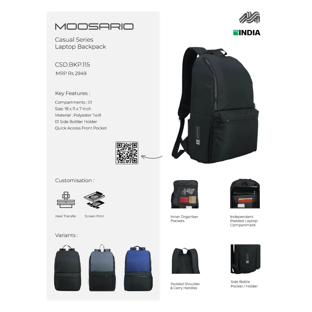 b7b1ffe3195bf51d1c21b45e35943614.webp MOOSARIO Casual Series Laptop Backpack - Image 1