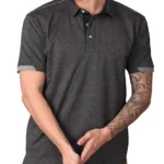 STELLERS - Cherokee Cotton polo T-shirt - Black