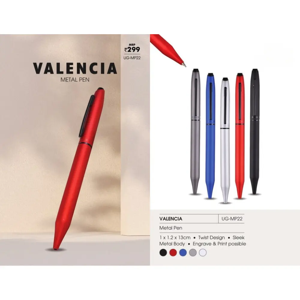b9df0796888e9c8b04ad95a284310754.webp VALENCIA - Metal Pen - Image 1