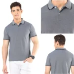 Rare Rabbit Charm Polo T-Shirt With Tipping- Regular Fit Unisex Tee-MRP-2499