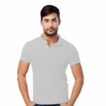 BLACKBERRYS T-SHIRT-WHITE WITH SKY BLUE TIPPIING
