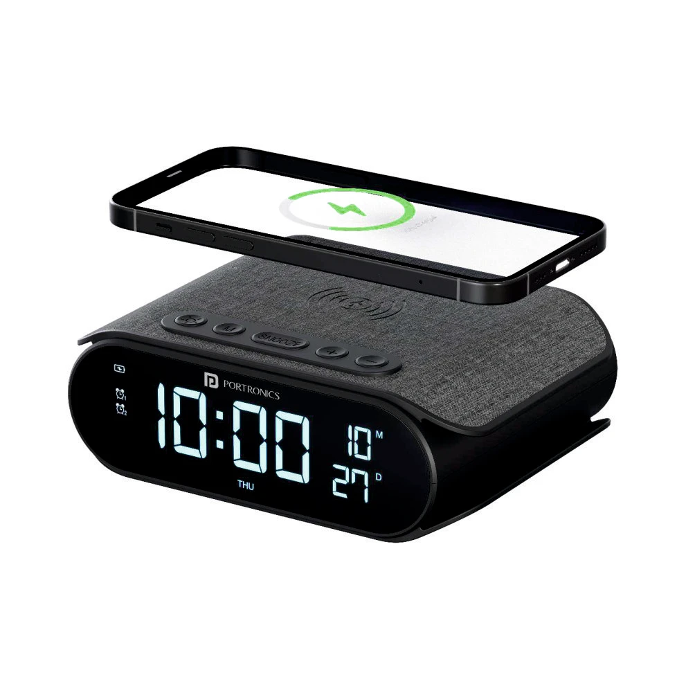 bbf55090ed13c9632106610acc5b26b8.webp Portronics - Voltclock Wireless Charger POR 2129 - MRP 2999 - Image 1