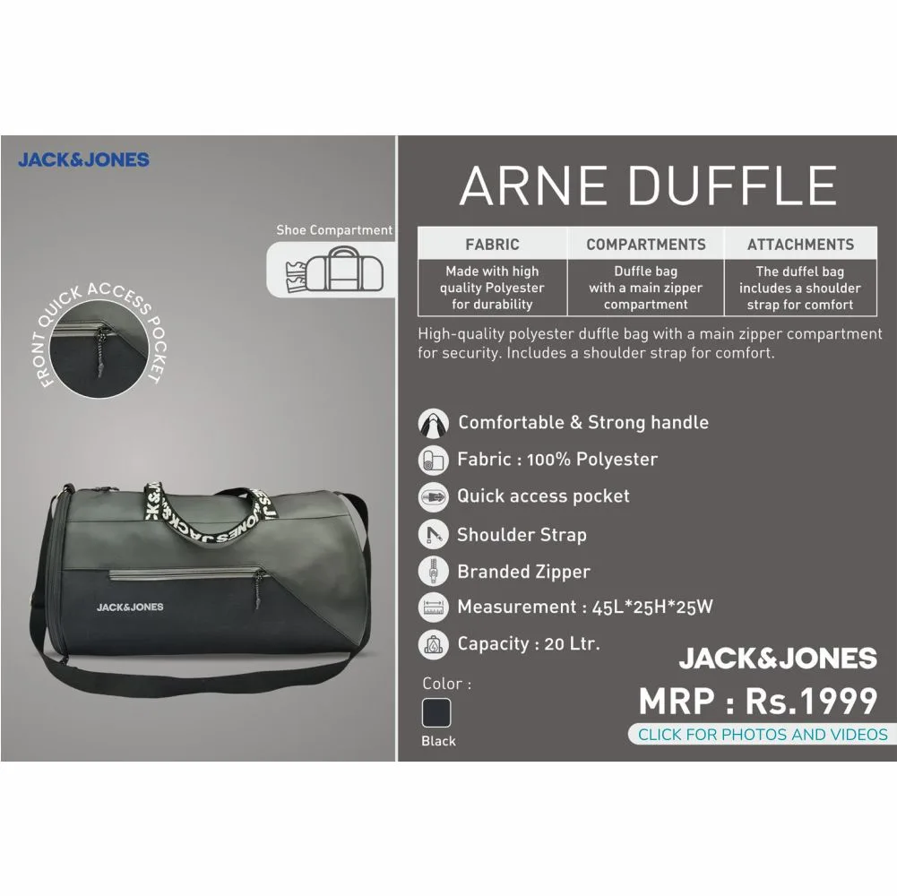bcfa52cc00739a2e19a5c0f0f1210004.webp Jack & Jones JJ ARNE DUFFLE MRP -1999 - Image 1