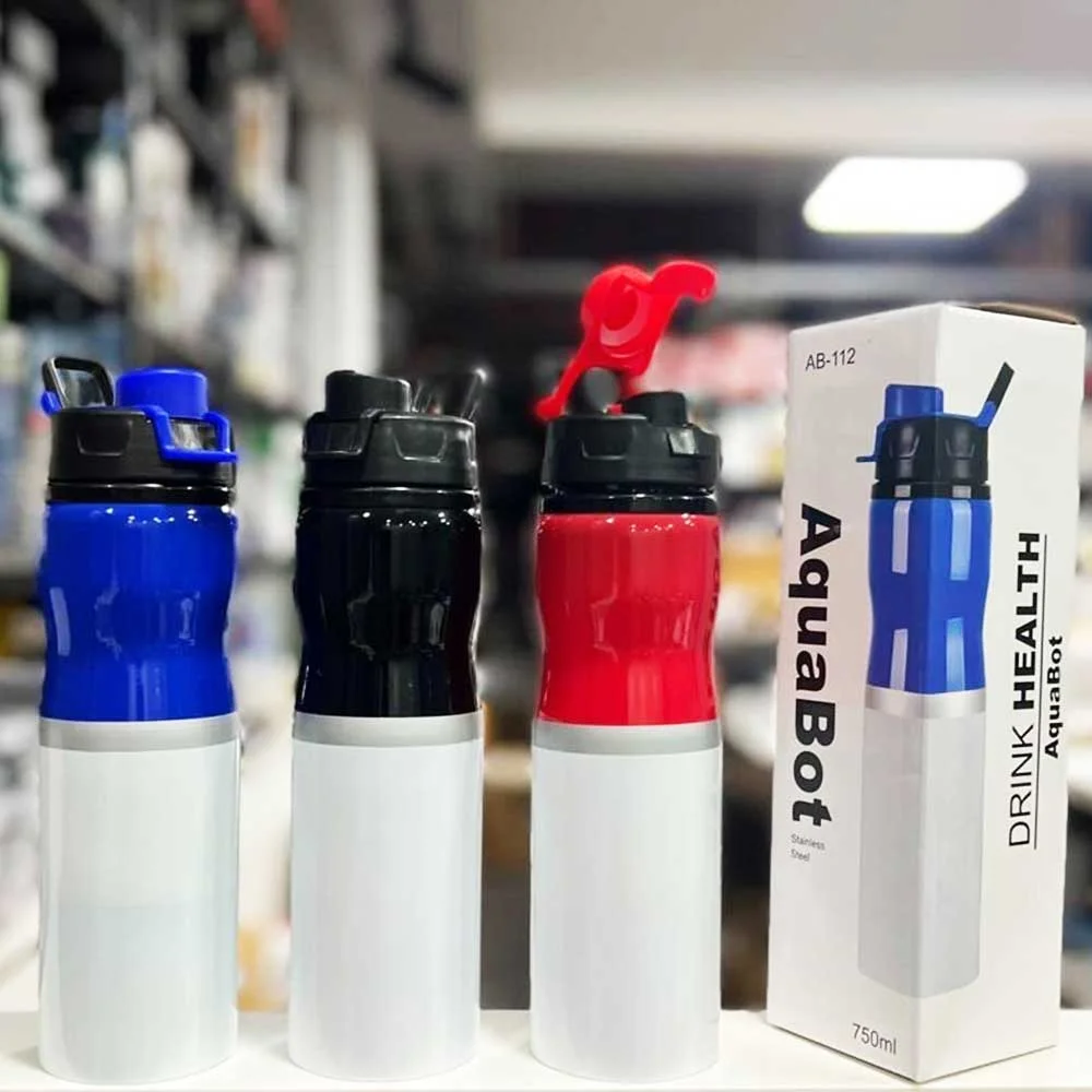 bd9fbe48d867d9e6481bcdca40f6f0d4.webp Aquabot Stainless Steel Bottle Color Flip Cap - 750 ml - Image 1