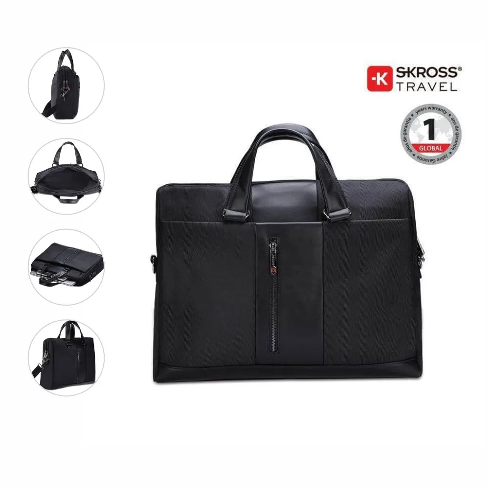c45726fc161a81c77708e529992aa3b6.webp Skross Corporate Briefcase- MBSK2166 - MRP 8995 - Image 1