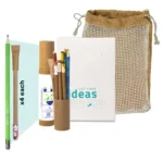 EcoMatic (4+4) Plantable Stationery Jute Bag