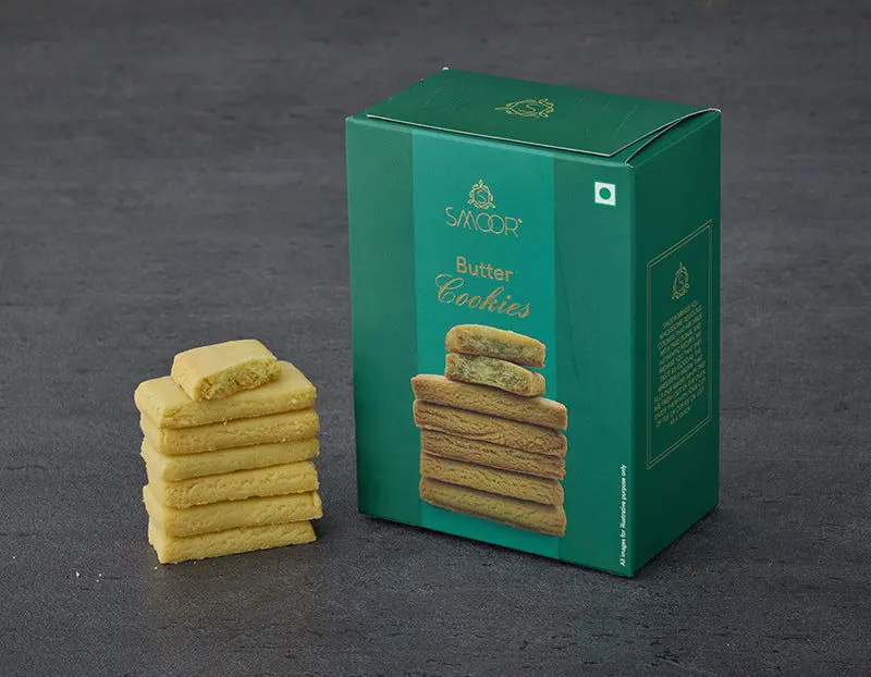 caebe8bc6021172ab97e02a2a4f41cb2.webp Smoor Chocolates - COOKIES - BUTTER COOKIES MRP 250 - Image 1