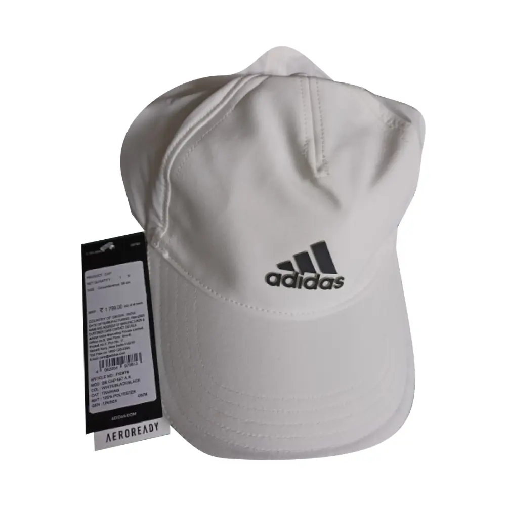 cb789ef8c3ccde27a792ed9d2e8aadd1.webp Adidas Cap-White / Black Colour - Image 1