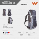 Wildcraft Rock & Ice 40 Rucksack- 1719 MRP 3899