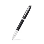 Sheaffer - 100 Glossy Black Lacquer Rollerball Pen With Polished Chrome
