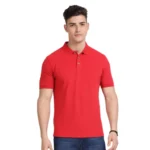 Caslay - Sustainable Polo T-shirt - Red-MRP-1899