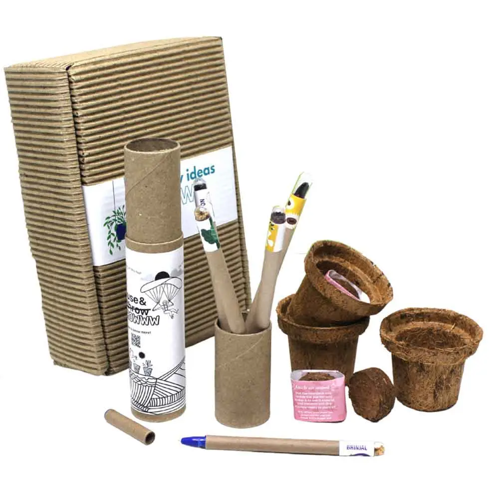 d427fa3a41d34be7189601992e7906b2.webp GrowSolo GIY Stationery Box (5 pens + 3 pots) - Image 1