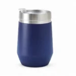 Insulated Steel Mug with Lid – 350ml Textured Anti-Slip Travel Mug