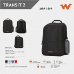 Wildcraft Transit 2 Backpack- 13118 MRP 1599
