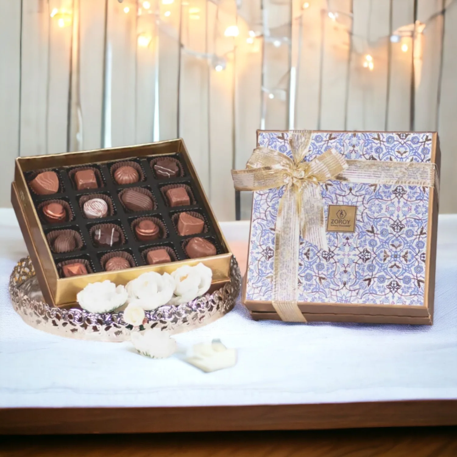 e34aa27b7adc065e28c4627c2de21985.webp ZOROY - ETHNIC NEEL 16 CHOCOLATES Signature - MRP 1479 - Image 1