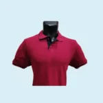 FLYING MACHINE T- SHIRT- RED WITH NAVY BLUE TIP COLOUR