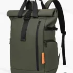 The Nomad Rolltop Laptop Backpack – Anti-Theft Vegan Leather Bag