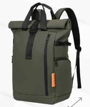 eb0c508a7966ce496c371278ea986a50.webp The Nomad Rolltop Laptop Backpack – Anti-Theft Vegan Leather Bag - Image 1