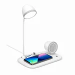 Retrowave Smart Desk Lamp with Wireless Charging & Speaker