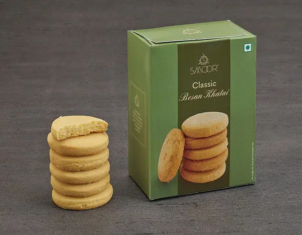 f27c9466b7db02f3ab93ae02ef86eaec.webp Smoor Chocolates - COOKIES - CLASSIC BESAN KHATAI - MRP 175 - Image 1