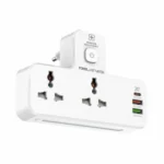 SWISS MILITARY - POWERTRON - MULTI FUNCTIONAL ADAPTER WITH USB PORT & TOUCH NIGHT LAMP