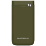 Corporate Gift Ambrane PP-150 15000 mAh Li-Polymer Power Bank (Olive Green) for Employees